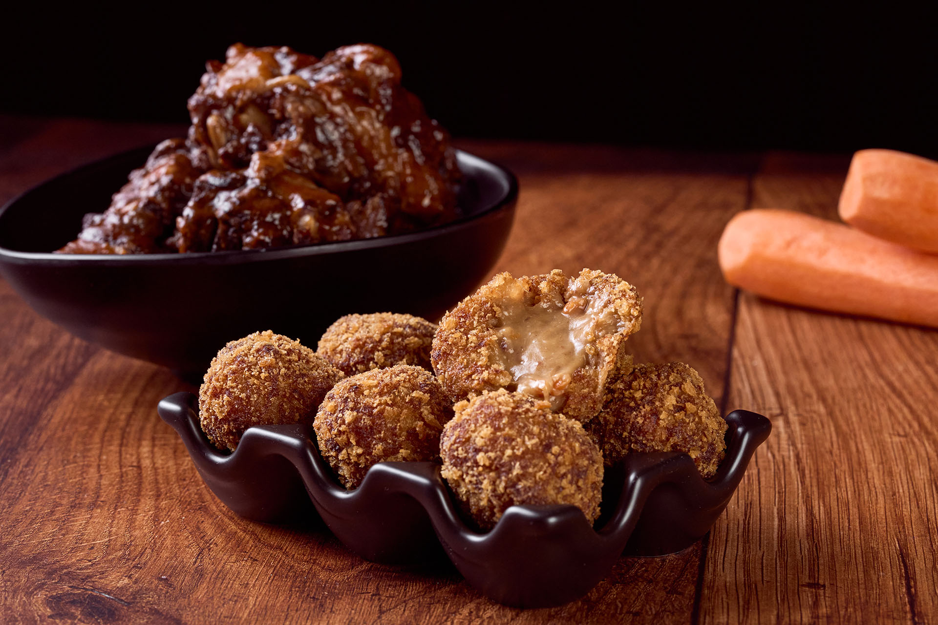 Croquetas de queso azul
